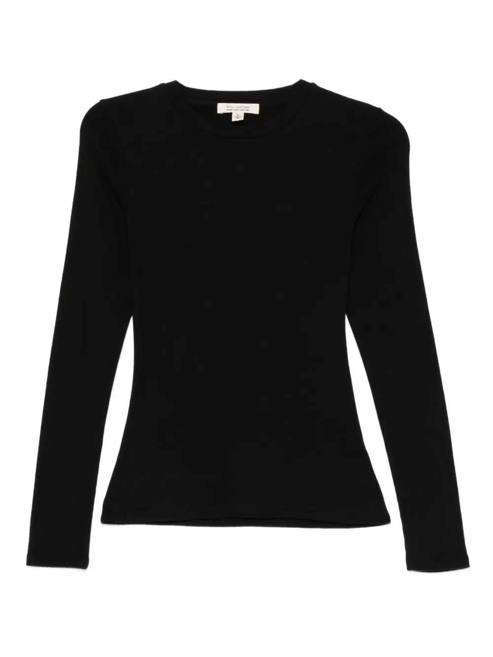 Nili Lotan Emelie long-sleeve T-shirt | Black | Image 1