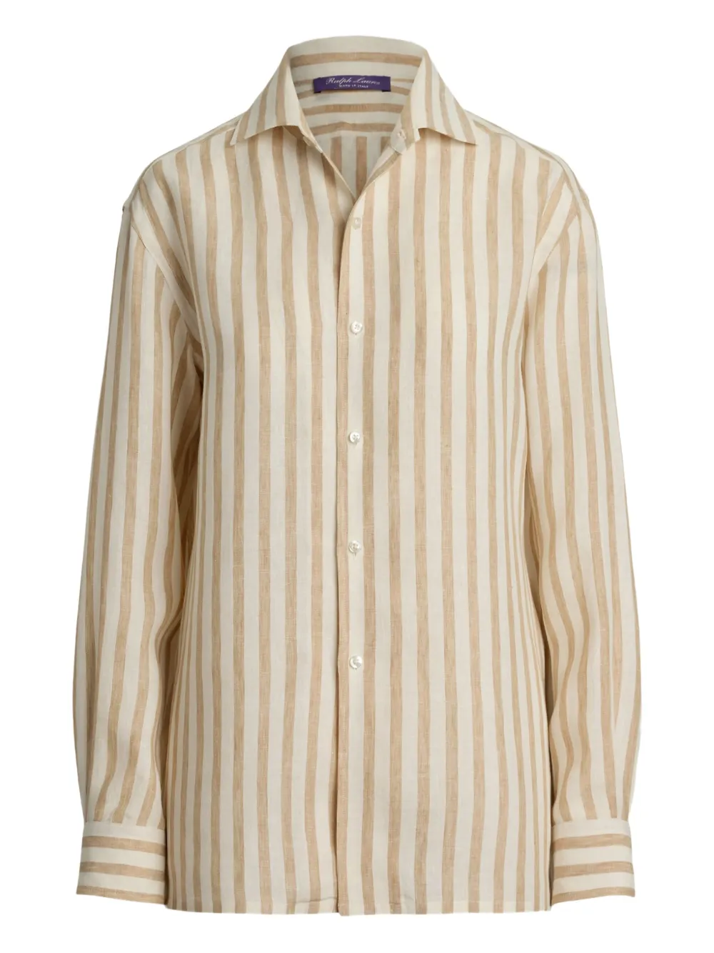 Ralph Lauren Collection Gestreept shirt Beige