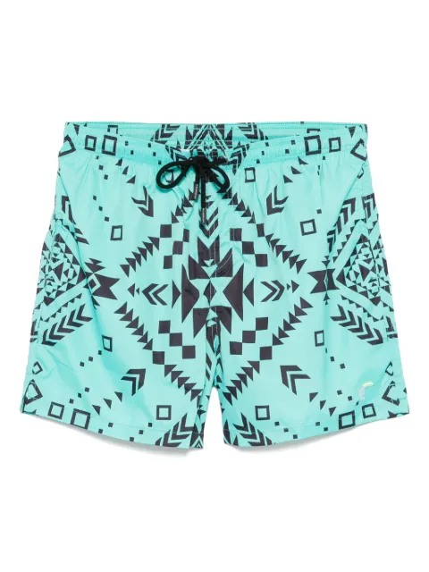 TOOCO graphic-print swim shorts