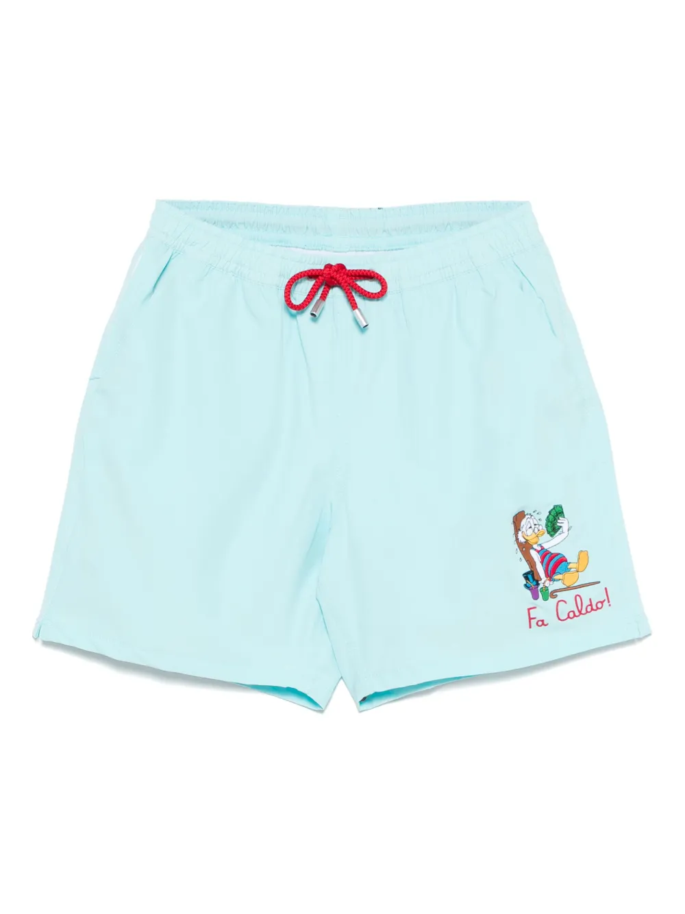 MC2 Saint Barth logo-patch swim shorts | Blue | Image 1