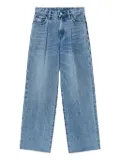 Hey Joanie logo-patch jeans - Blue