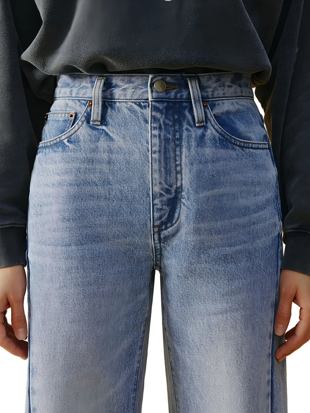 Shop Hey Joanie Logo-patch Jeans
