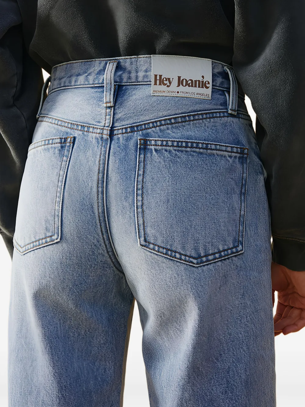 Shop Hey Joanie Logo-patch Jeans