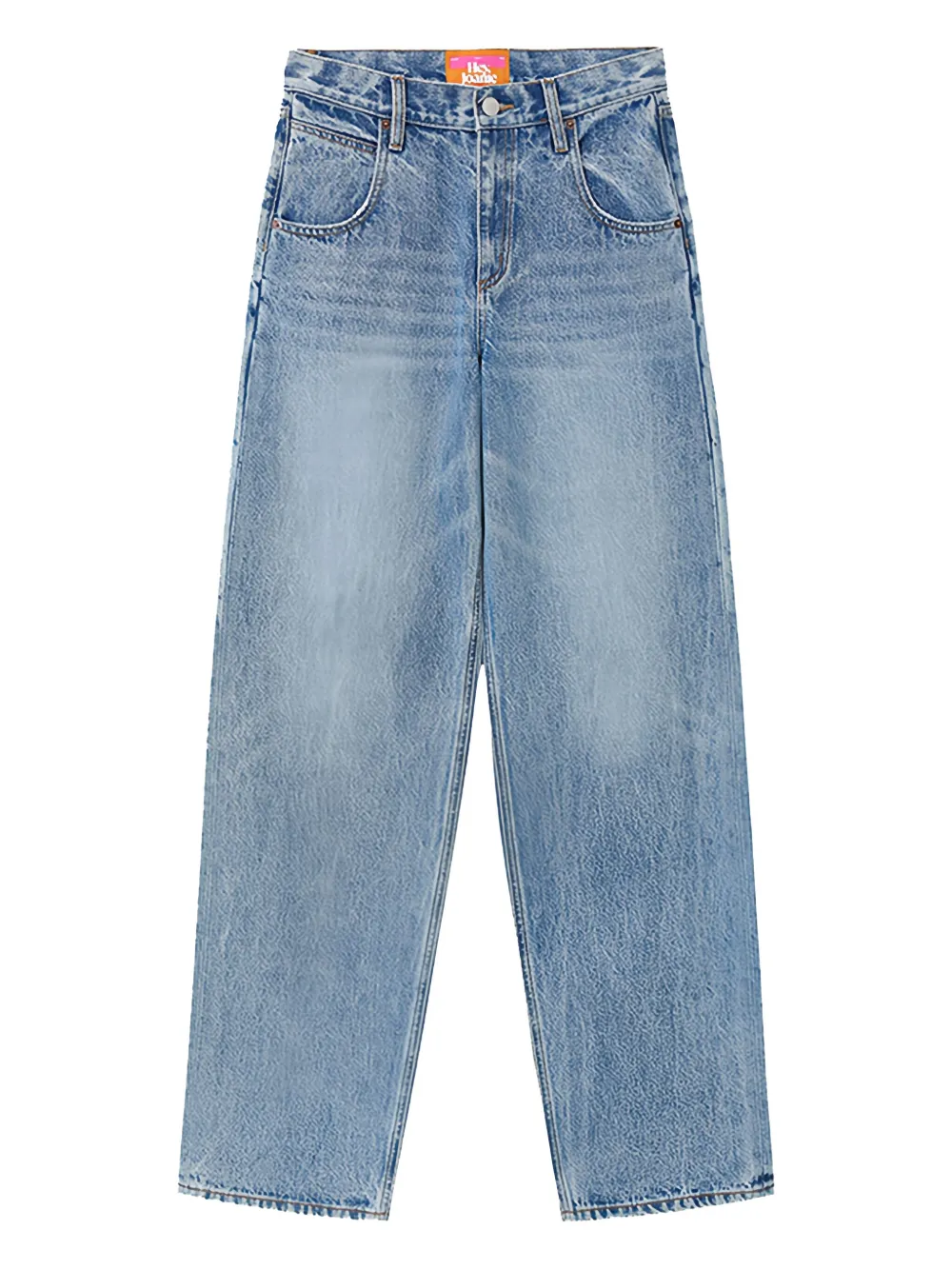 logo-patch jeans