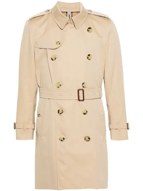Burberry double-breasted cotton trench coat