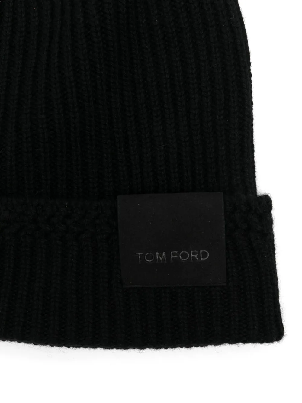 TOM FORD Kasjmier muts - Zwart
