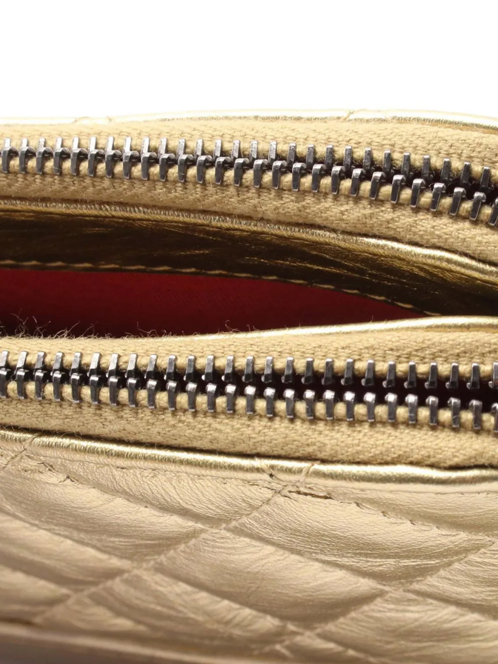 CHANEL Pre-Owned 2018 Quilted Metallic Aged Calfskin Gabrielle Clutch With Chain shoulder bag | Pre-owned | Image 2