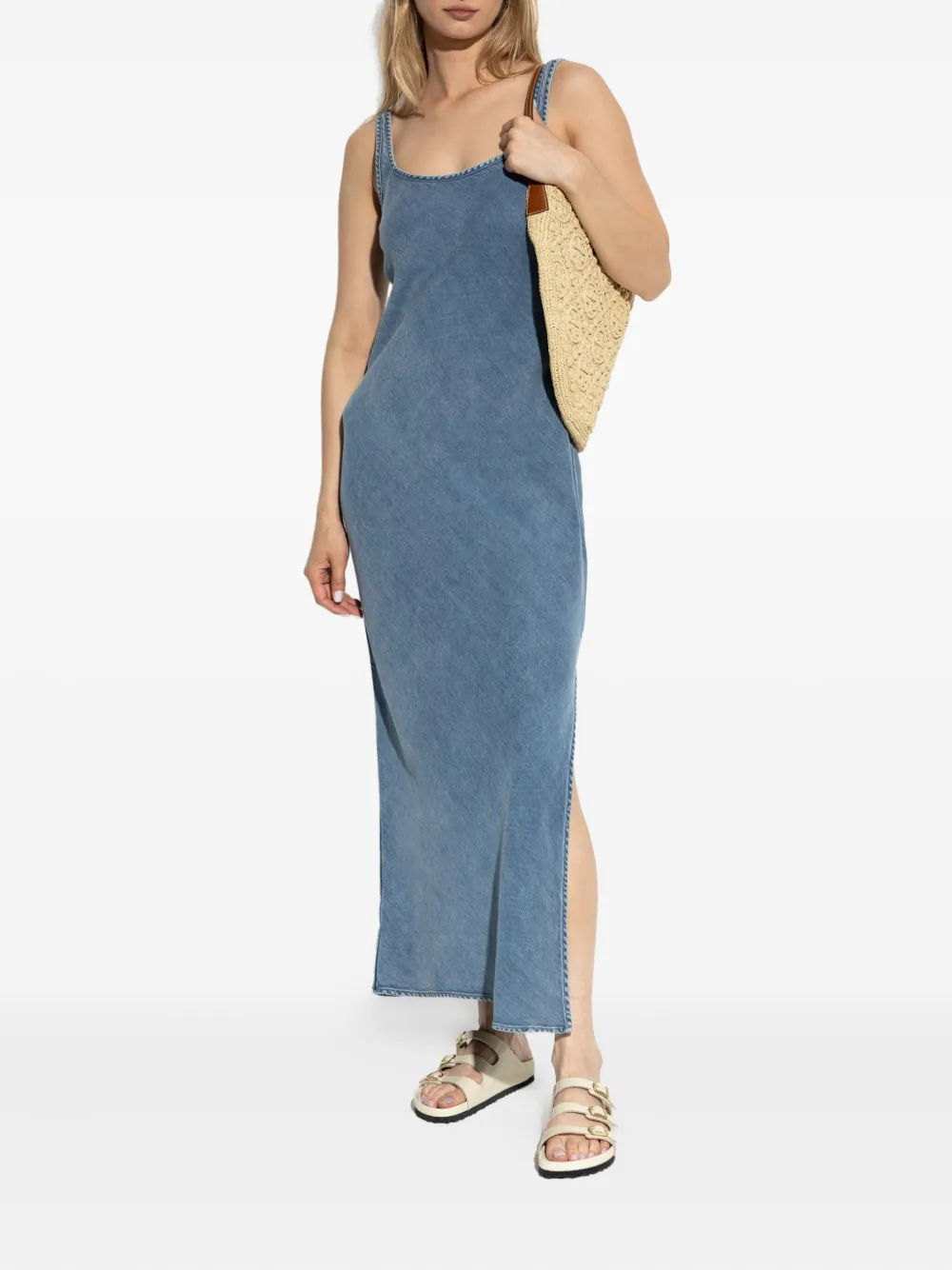 SAMSOE SAMSOE Sasunna midi dress - Blauw