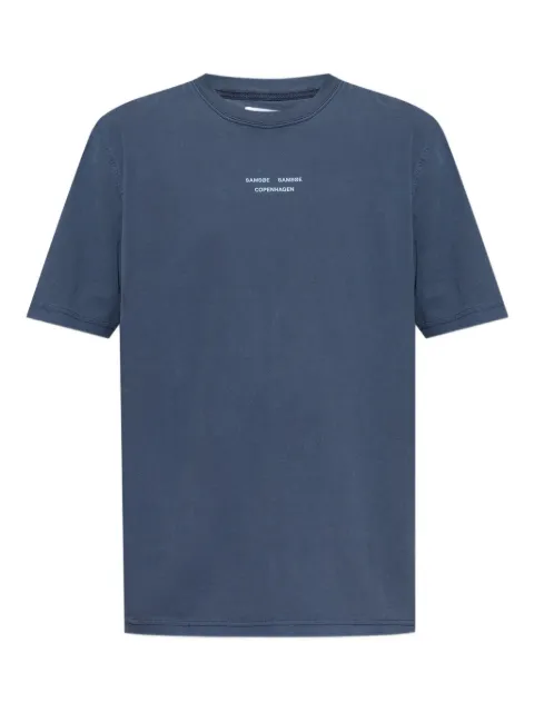 SAMSOE SAMSOE logo-print T-shirt  
