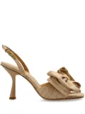 Kate Spade 95mm leather sandals - Neutrals