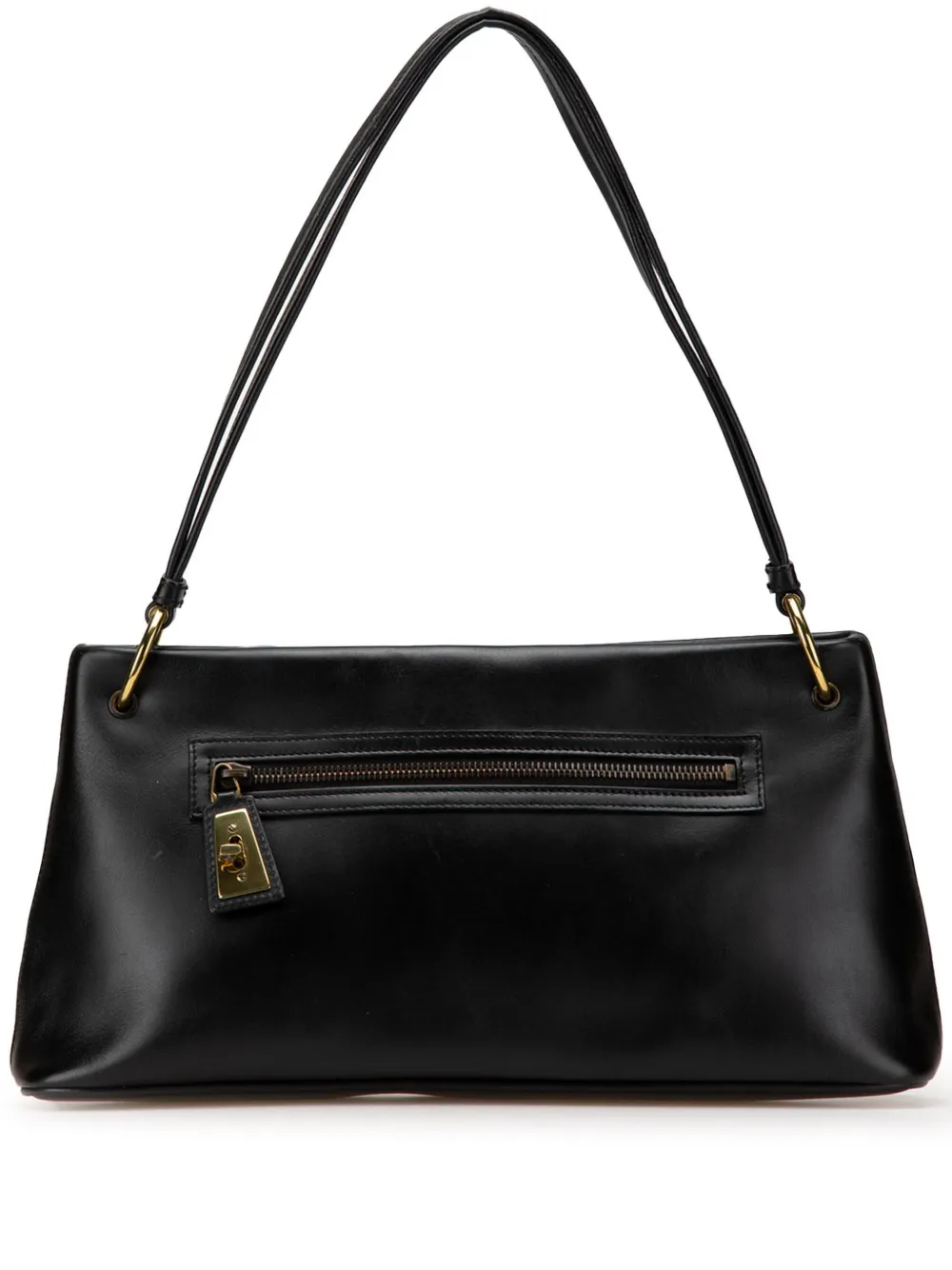 Gucci Pre-Owned 2000-2015 Leather shoulder bag - ブラック Gucci Pre-Owned 2000-2015 Leather shoulder bag - ブラック