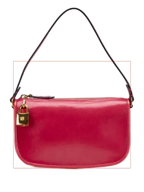 Loewe Pre-Owned 2008 Anagram Leather Padlock shoulder bag