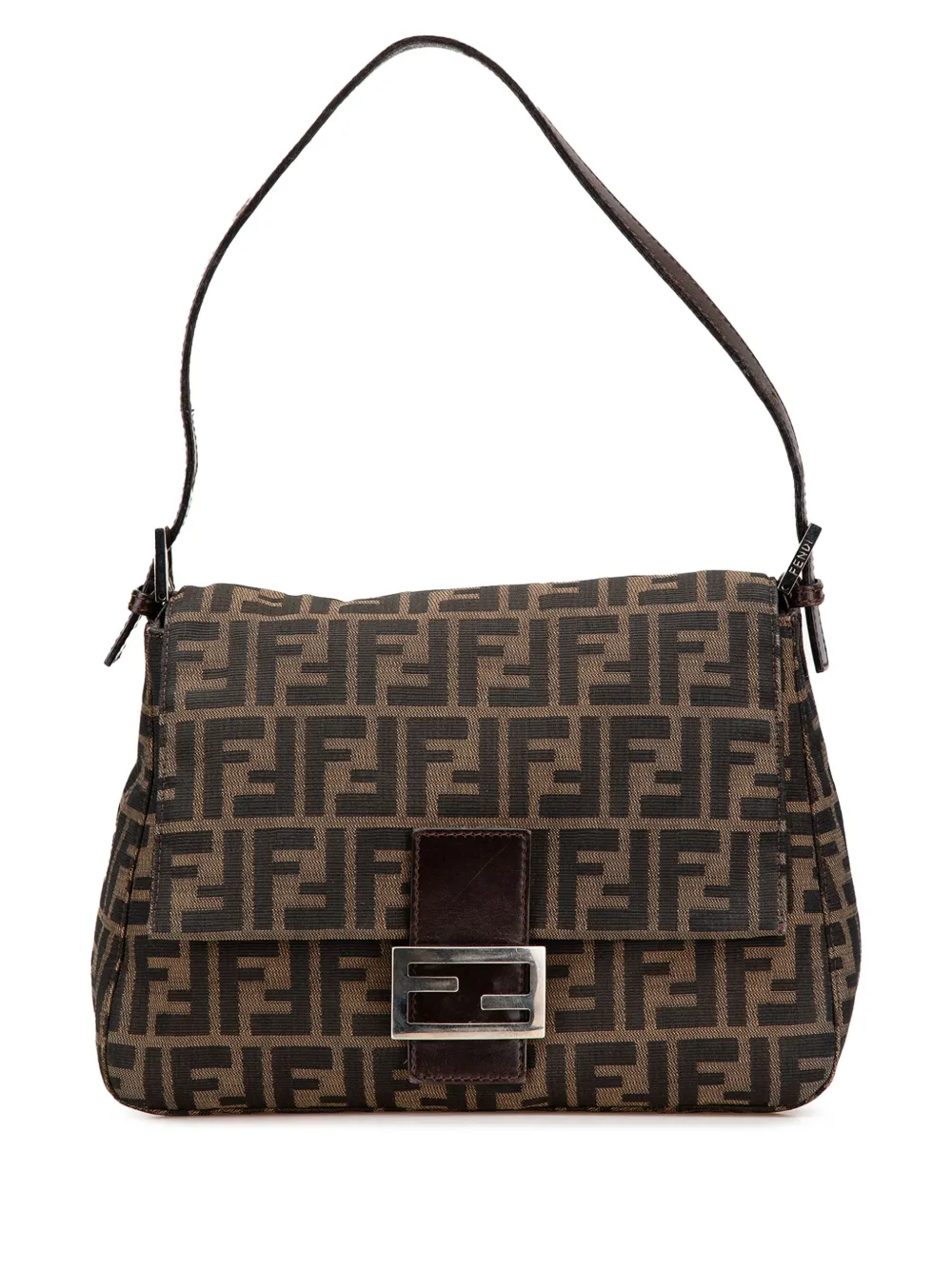 Fendi Pre-Owned 2000-2010 Zucca Canvas Mamma Forever shoulder bag - Fendi Pre-Owned 2000-2010 Zucca Canvas Mamma Forever shoulder bag -