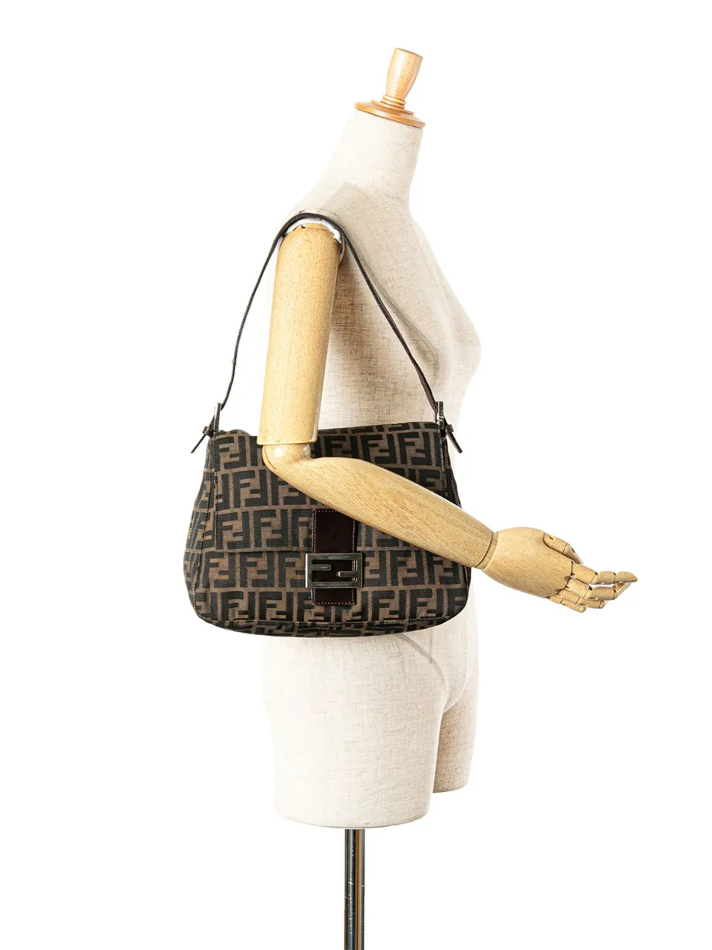 Fendi Pre-Owned 2000-2010 Zucca Canvas Mamma Forever shoulder bag | Pre-Owned | Image 2