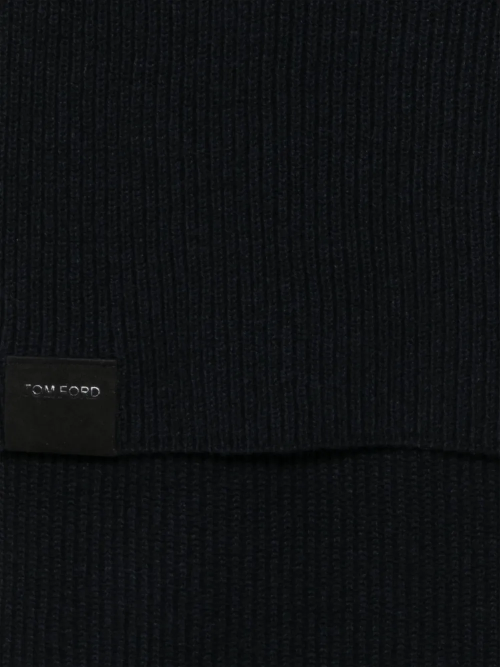 TOM FORD ribbed scarf - Blauw