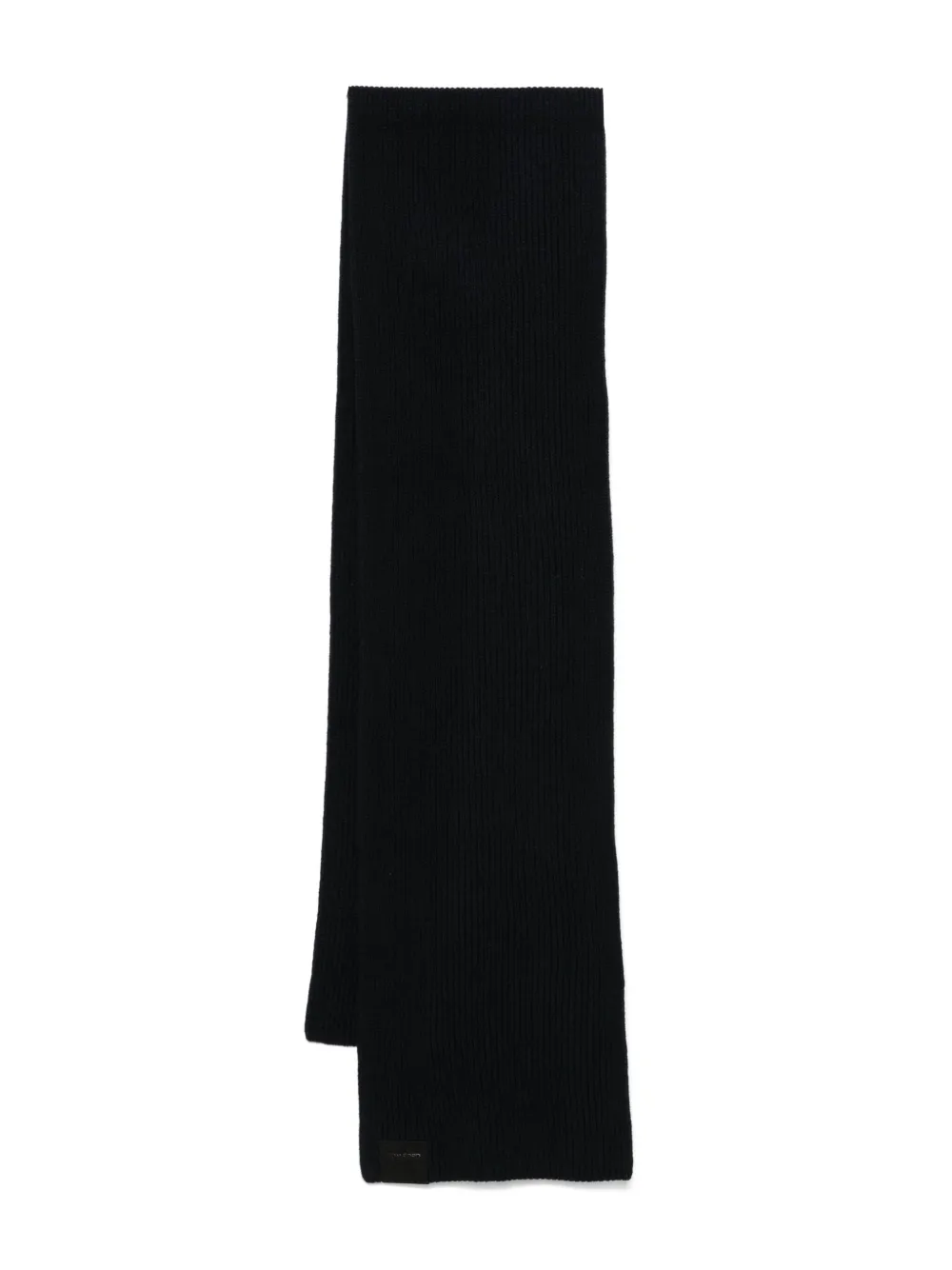 TOM FORD ribbed scarf Blauw