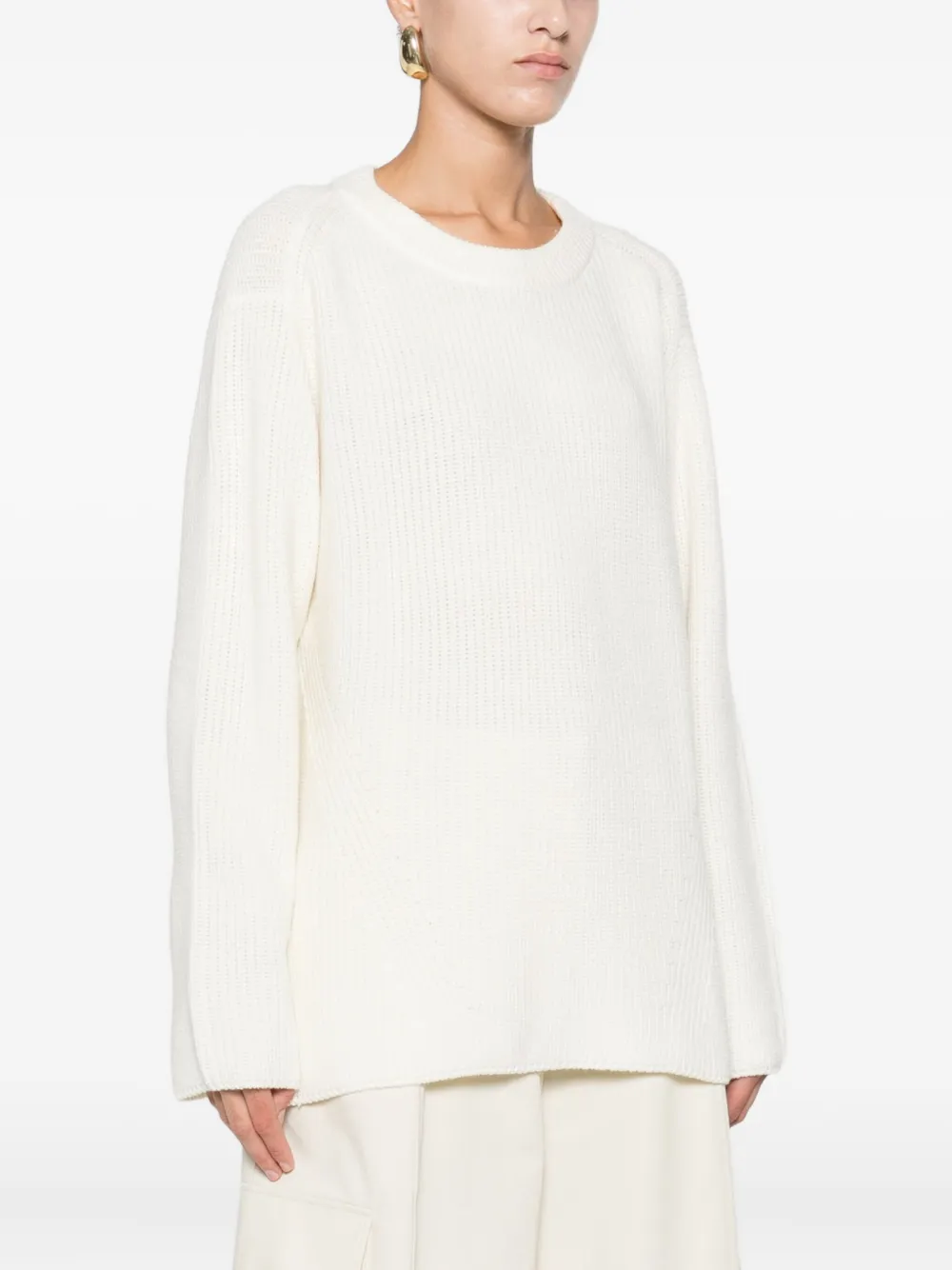 P.A.R.O.S.H. Trui met ronde hals Beige