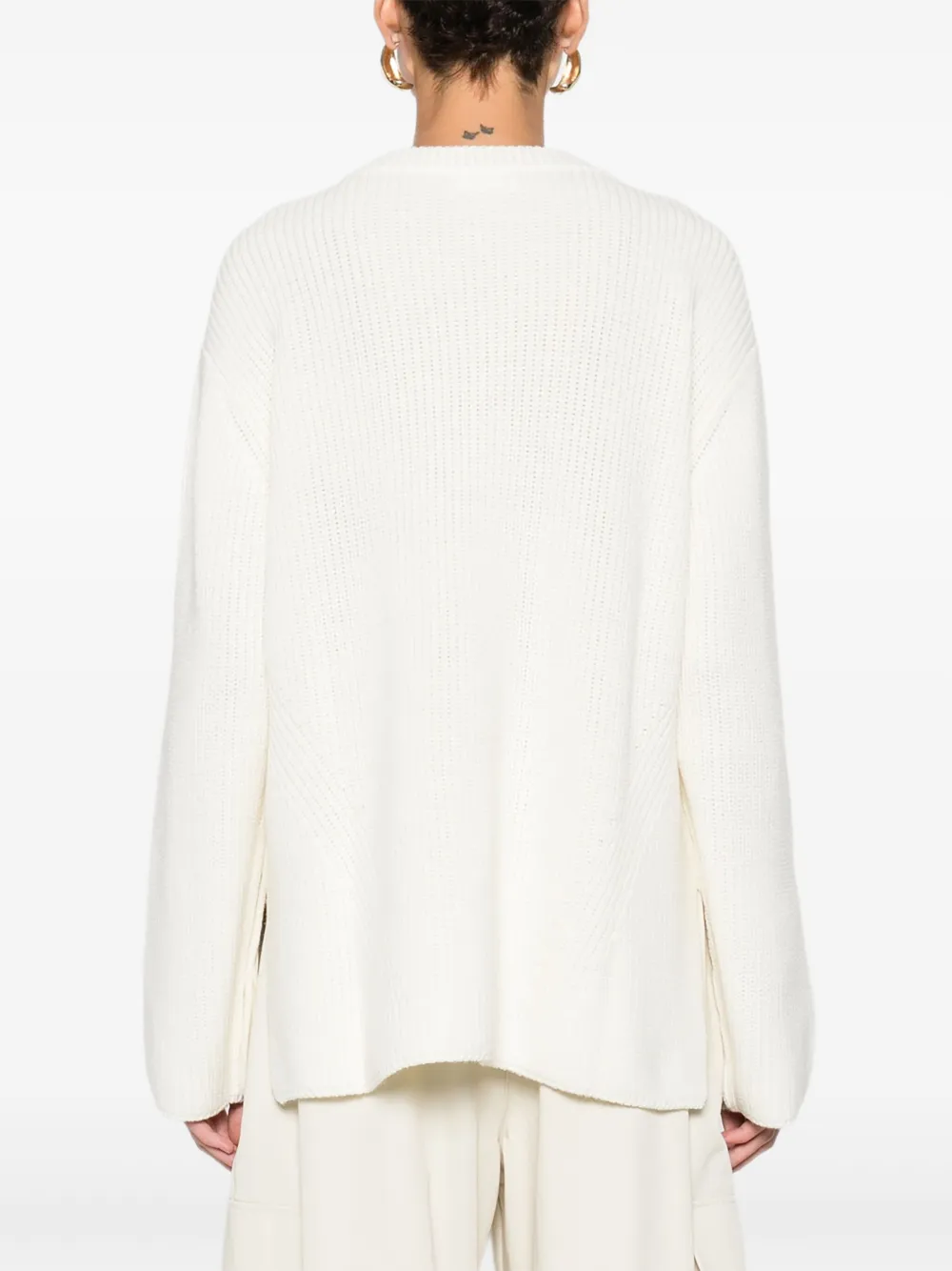 P.A.R.O.S.H. Trui met ronde hals Beige