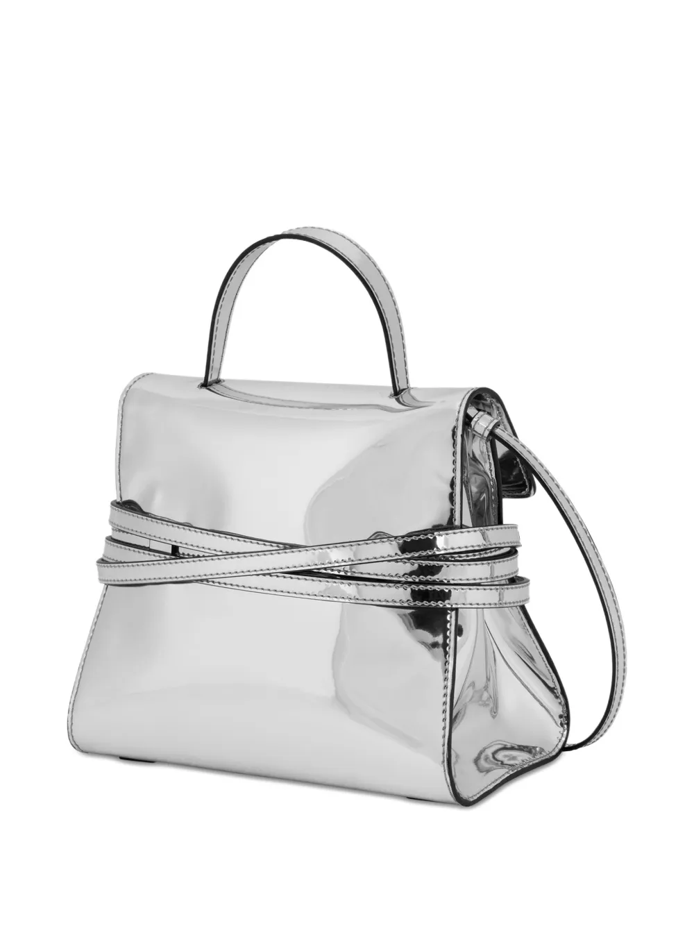 Moschino Tie Me shopper - Zilver