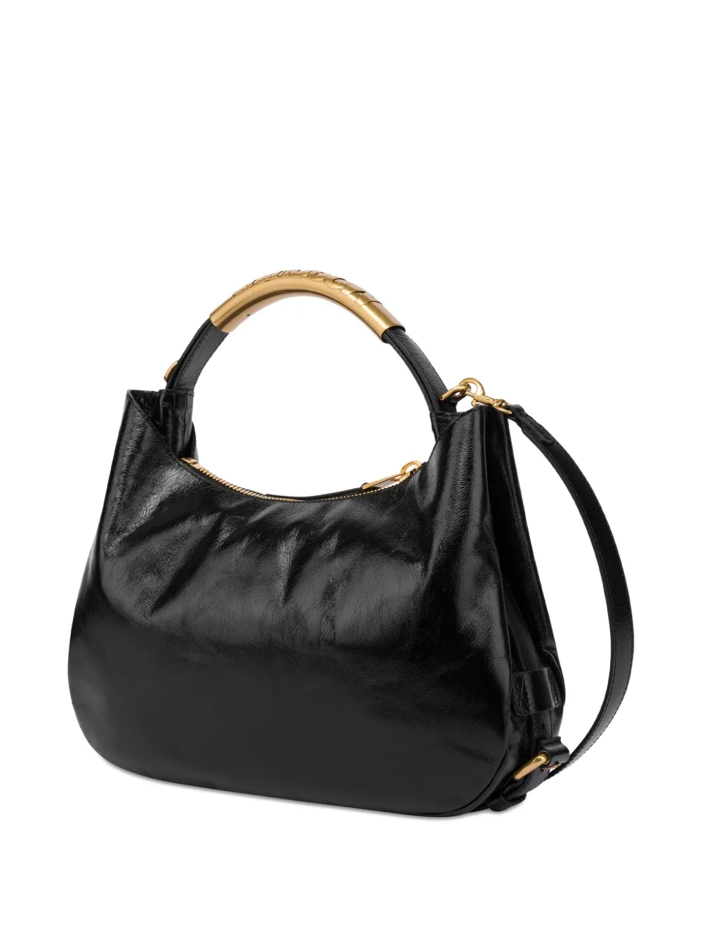 Moschino Handle Me kleine shopper Zwart