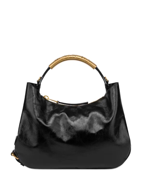 Moschino Small Handle Me Tote Bag in Black