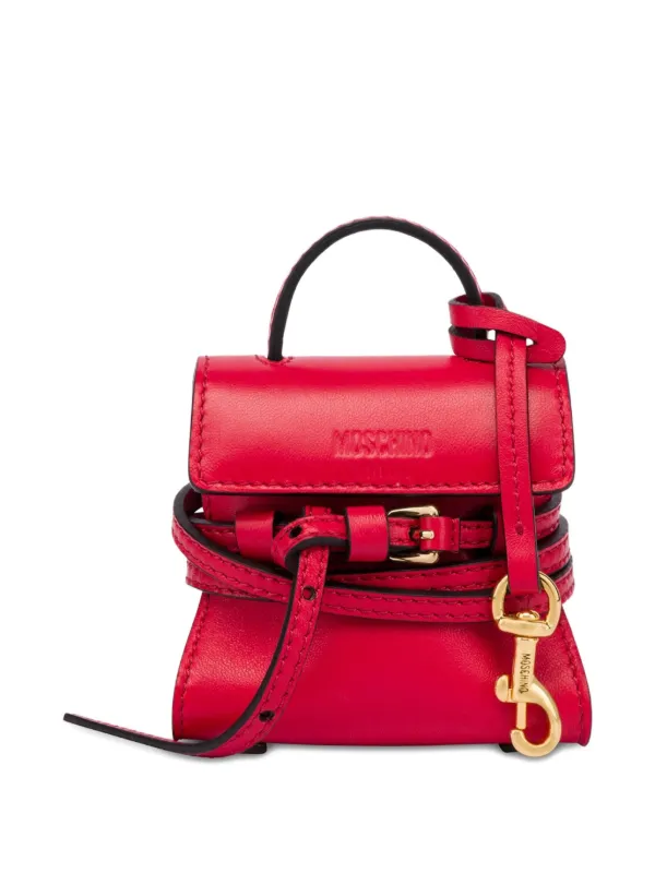 もちぃ Moschino Chaveiro Bag | Vermelho | FARFETCH BR