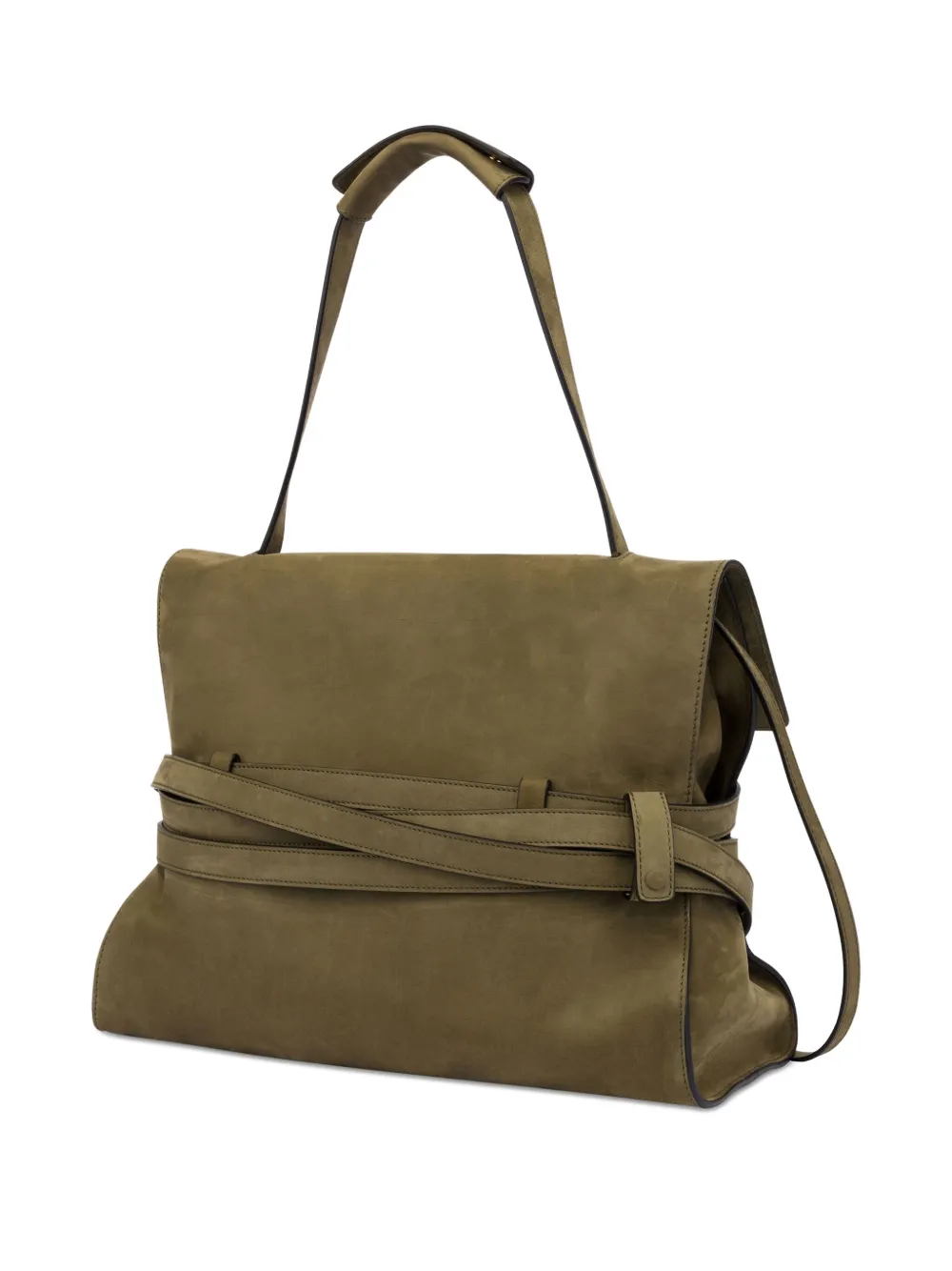 Moschino Tie Me schoudertas Groen