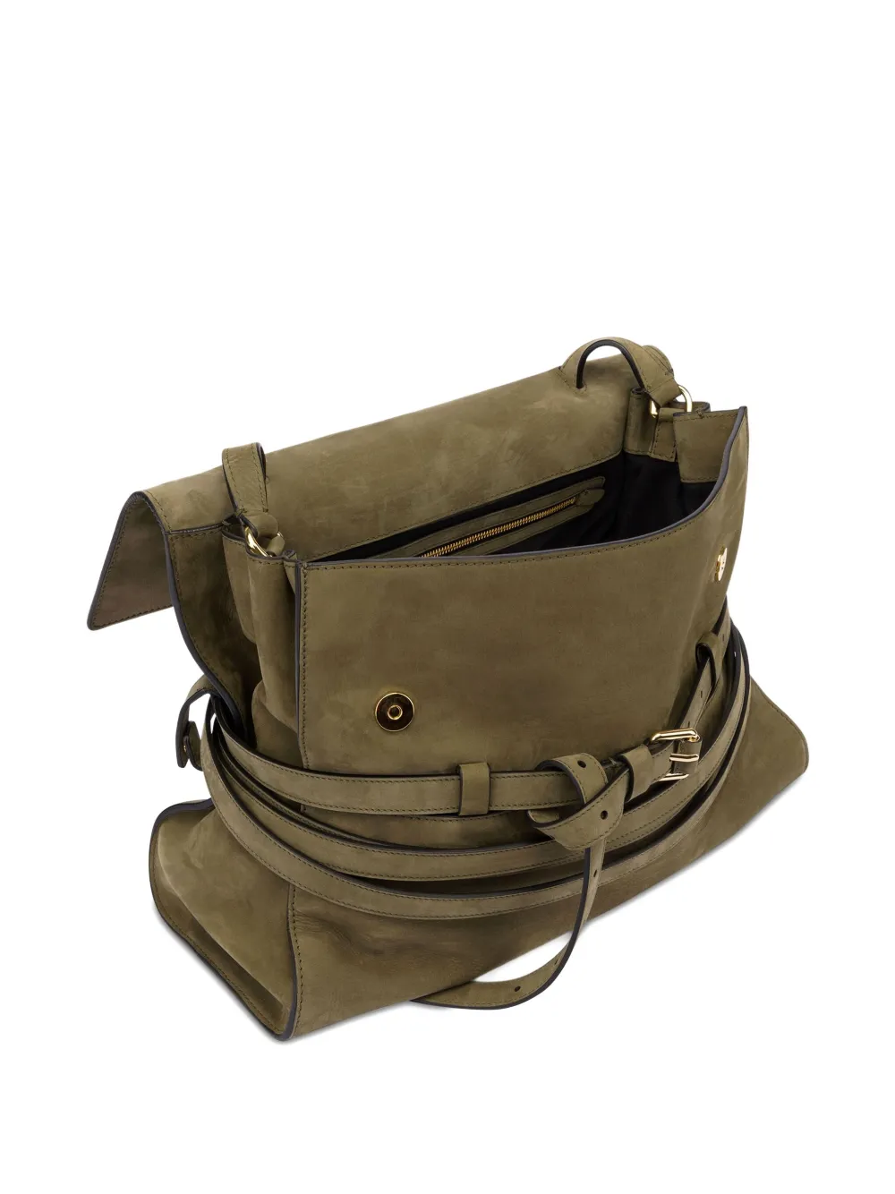Moschino Tie Me schoudertas Groen