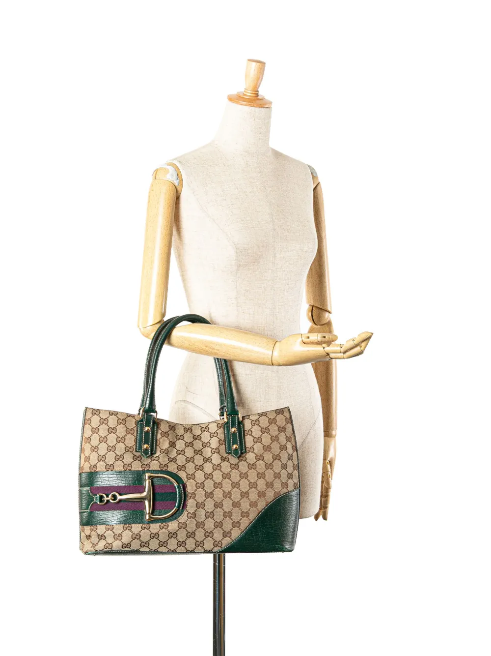 Gucci Pre-Owned 2000-2015 GG Canvas Hasler Web tote bag | Pre-Owned | Image 2