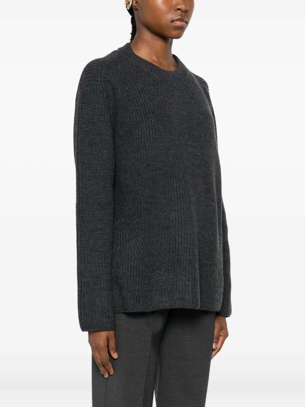 P.a.r.o.s.h Crew-neck Sweater In Black