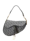 Christian Dior Pre-Owned 2003 Diorissimo Canvas Saddle Bag shoulder bag - Blue