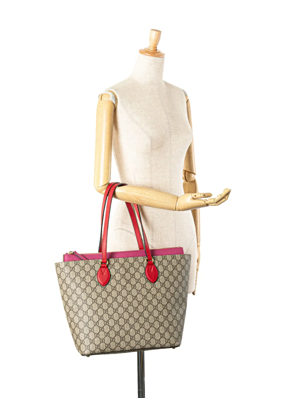 Gucci Pre-Owned 2000-2015 Medium GG Supreme Linea A Zip tote bag | Pre-Owned | Image 2