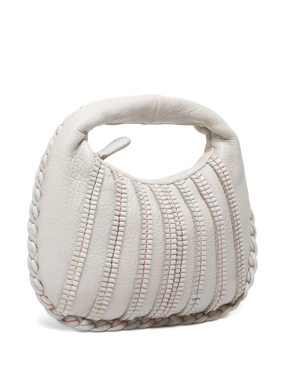 Pre-owned Bottega Veneta 2007 Small Leather Tote Bag In Neutral