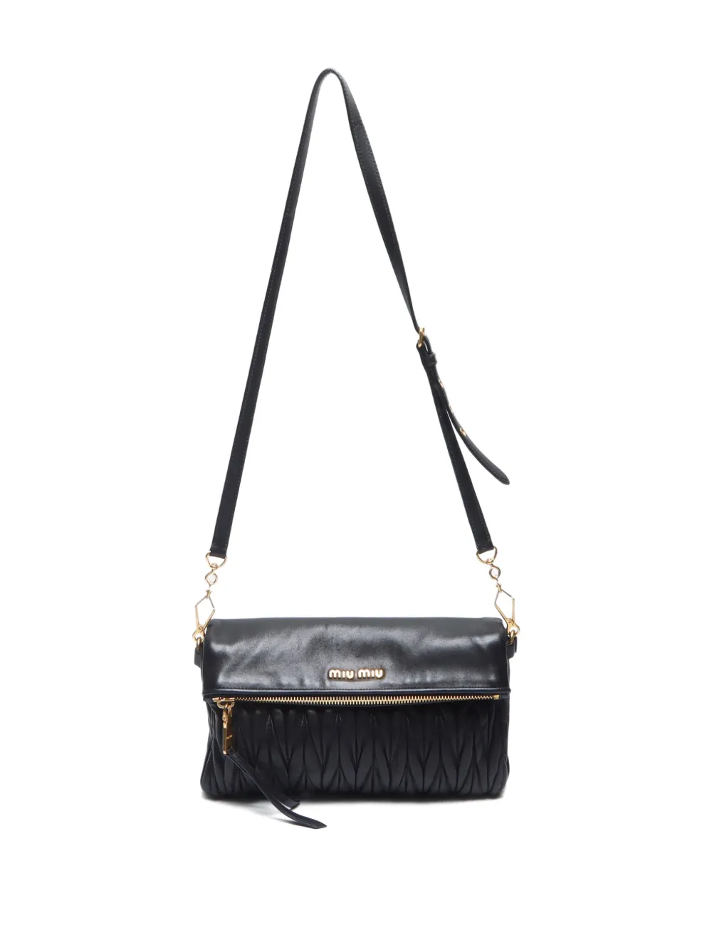 Pre-owned Miu Miu 2010s Matelassé Shoulder Bag