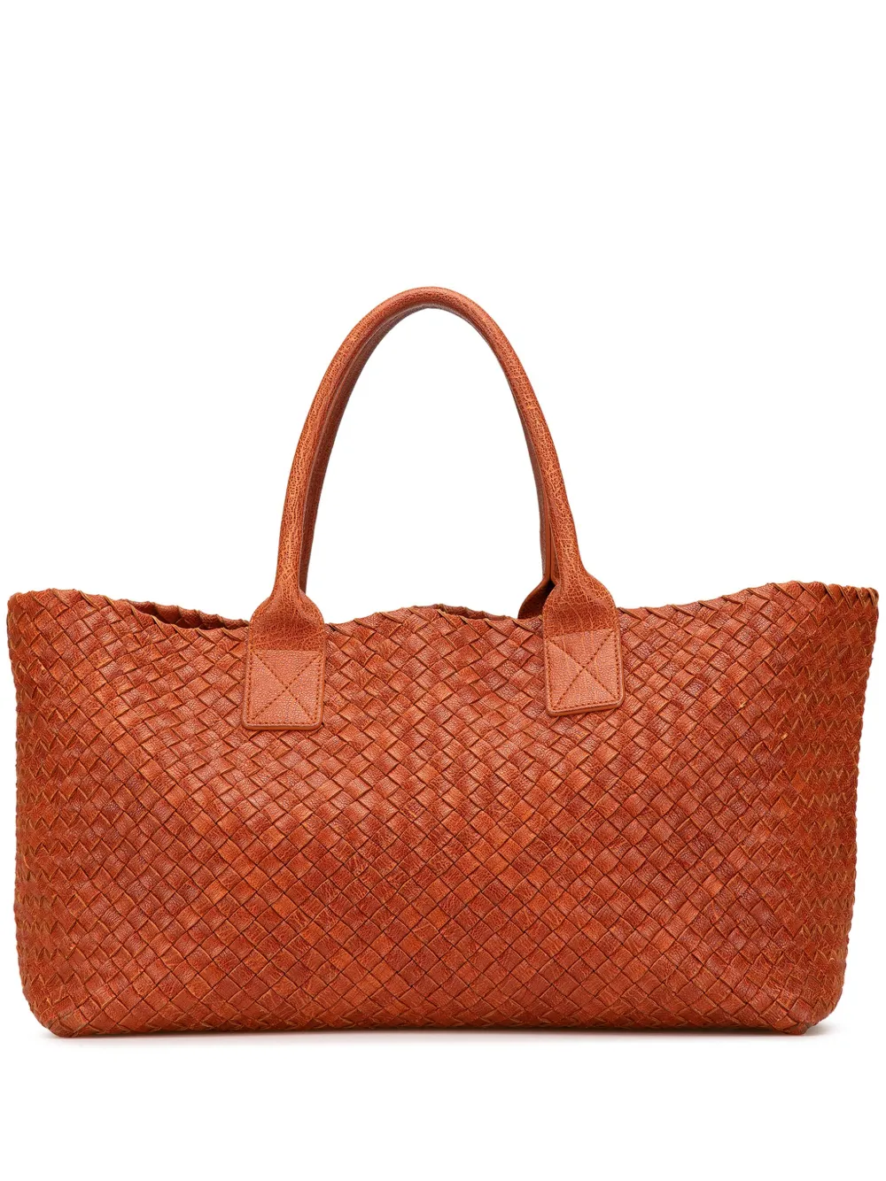 Bottega Veneta Pre-Owned 2008 Medium Lambskin Intreccio Cabat tote bag Bottega Veneta Pre-Owned 2008 Medium Lambskin Intreccio Cabat tote bag