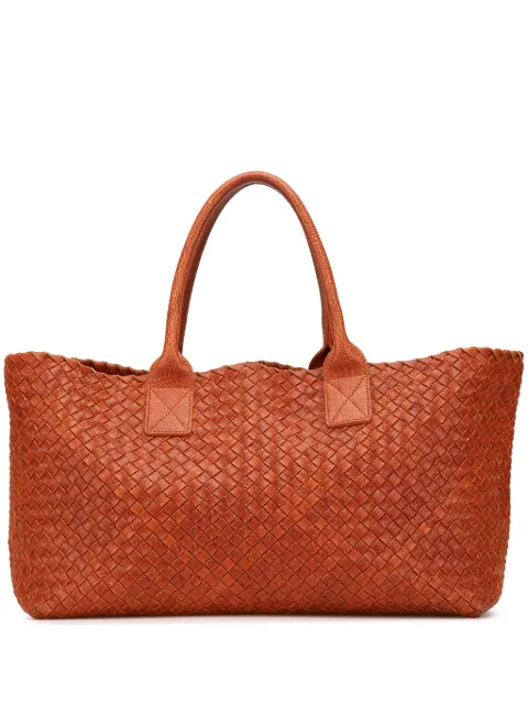 Bottega Veneta Pre-Owned Borsa tote Intreccio Cabat media in pelle di agnello 2008