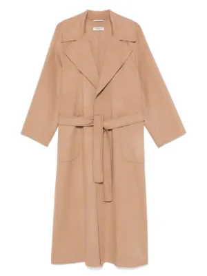 Max Mara ノッチドラペル ダブルコート | ニュートラル | FARFETCH JP