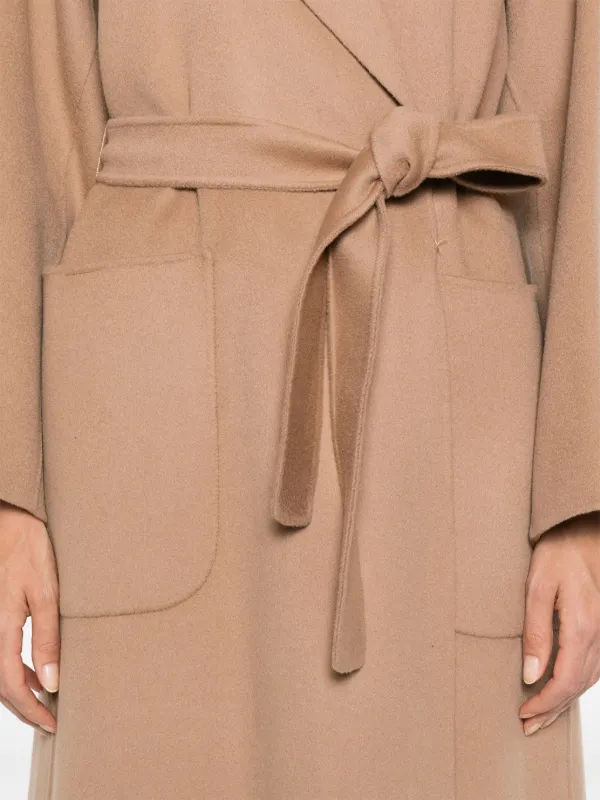 S Max Mara virgin-wool Coat | Brown | FARFETCH FI