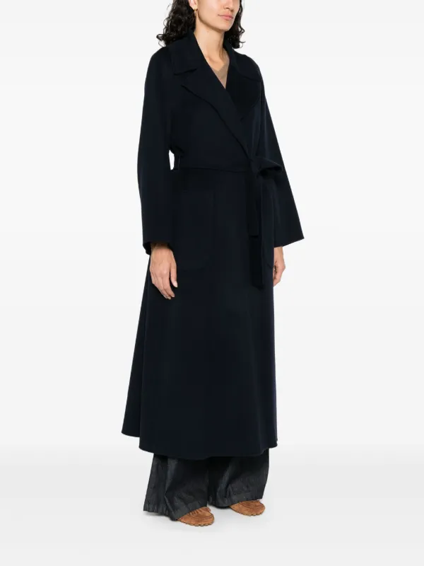 S Max Mara virgin-wool Coat | Blue | FARFETCH RO