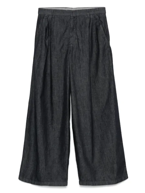 'S Max Mara logo-patch trousers
