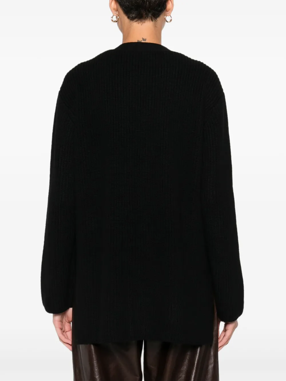 P.A.R.O.S.H. Vest met zak met knopen Zwart