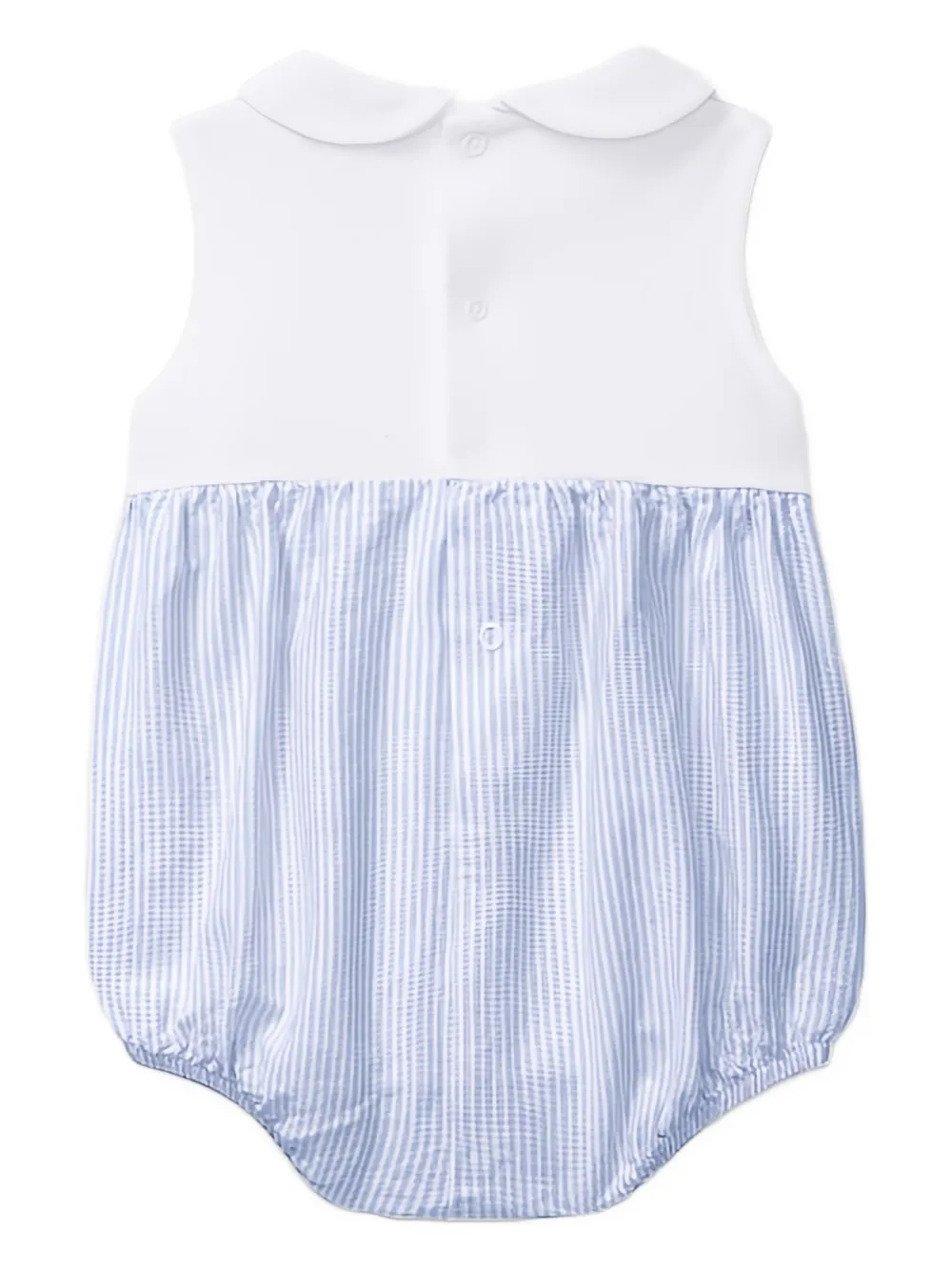  Laranjinha Pintuck Summer Romper - Blue 