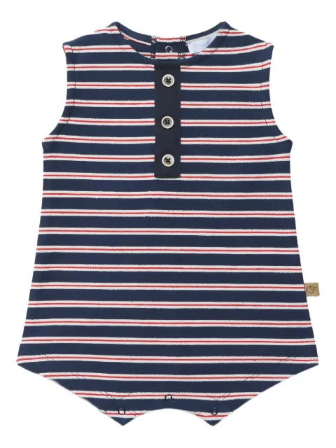 LARANJINHA striped sleeveless romper