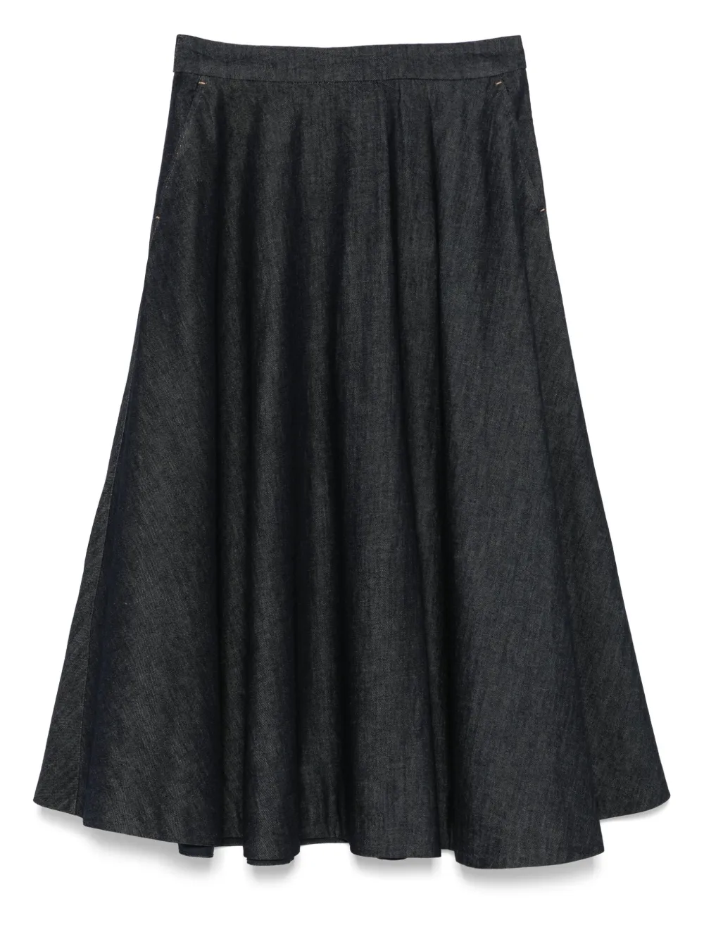 's Max Mara Denim Midi Skirt