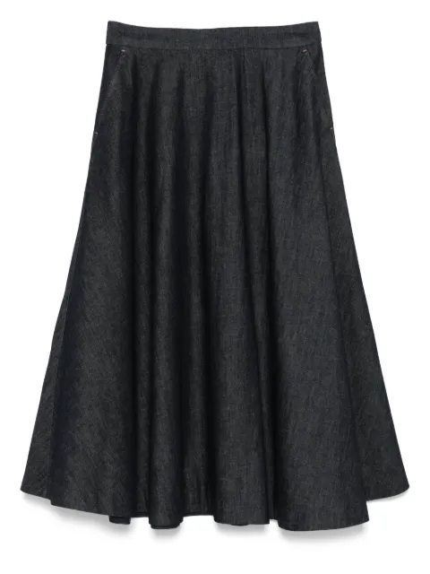 'S Max Mara falda midi de mezclilla