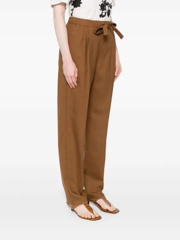 MAX Maraストレートパンツ Max Mara ストレートパンツ | ブラウン | FARFETCH JP