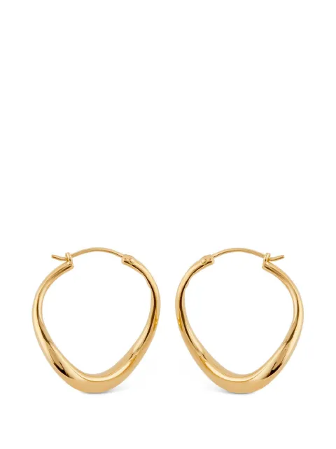 Dinny Hall  Wave hoop earrings