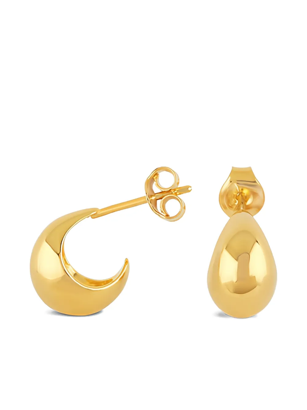 Dinny Hall Gold Plated Vermeil Silver Mini Scoop Hoop Earrings