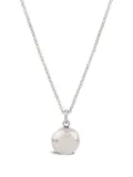 Dinny Hall button locket heart charm necklace - Silver