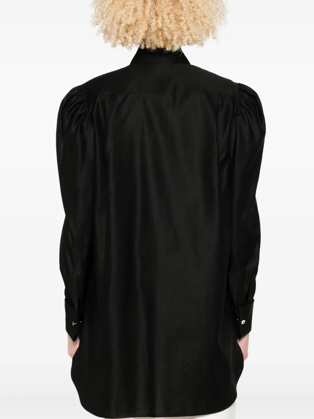 Max Mara Katoenen blouse Zwart